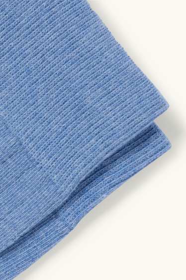 Bărbați - Multipack 3 perechi - șosete - albastru