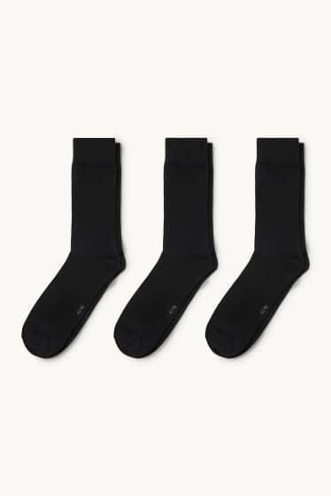 Herren - Multipack 3er - Socken - schwarz