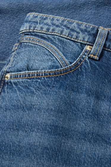 Dámské - Wide leg jeans - mid waist - džíny - modré