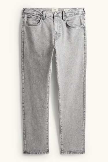 Hommes - Straight jean - jean gris clair