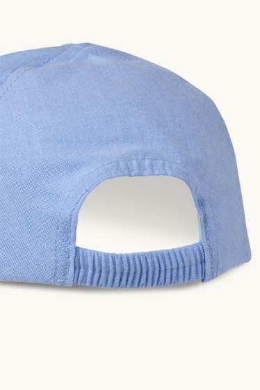 Baby: jongens - Teddybeer - babypet - lichtblauw