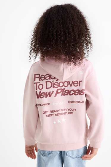 Kinder Mädchen - London - Hoodie - pink