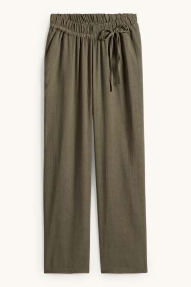 Women - Maternity trousers - green