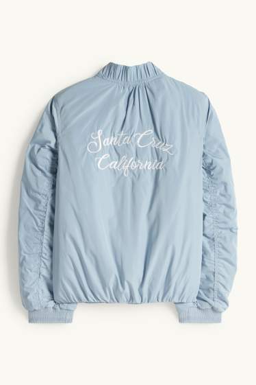 Děti - dívky - California - bomber - s výplní - světle modrá