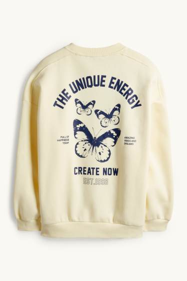 Femmes - Sweat - jaune clair