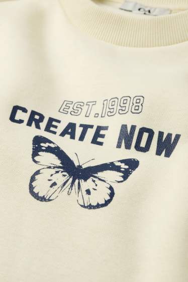 Femmes - Sweat - jaune clair