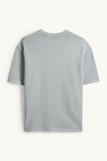 Hommes - T-shirt - relaxed fit - gris clair