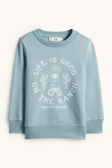 Kinder Jungen - Ranch - Sweatshirt - türkis