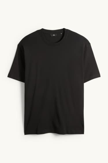 Hommes - T-shirt - relaxed fit - noir