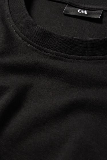 Hommes - T-shirt - relaxed fit - noir
