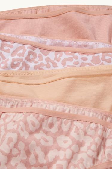 Enfants filles - Lot de 8 - culottes - rose