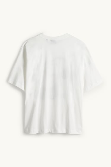 Damen - T-Shirt - Regular Fit - Peanuts - weiss