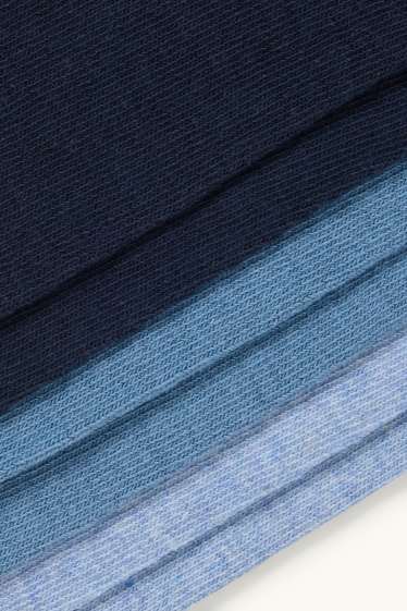 Bărbați - Multipack 7 perechi - șosete sub gleznă - albastru închis