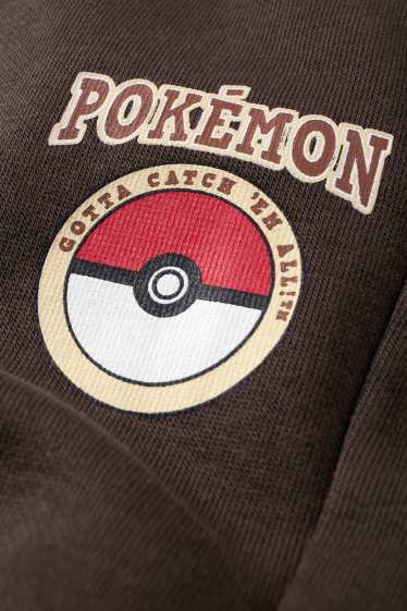 Kinder Jungen - Pokémon - Cargo-Jogginghose - dunkelbraun