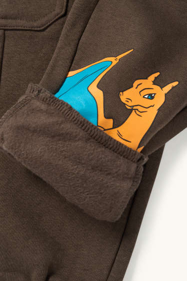 Kinder Jungen - Pokémon - Cargo-Jogginghose - dunkelbraun