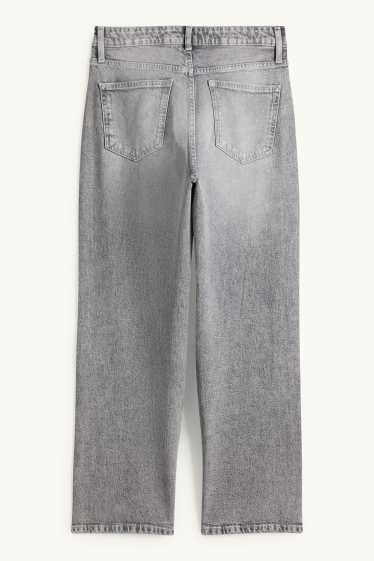Donna - Baggy jeans - vita media - jeans grigio