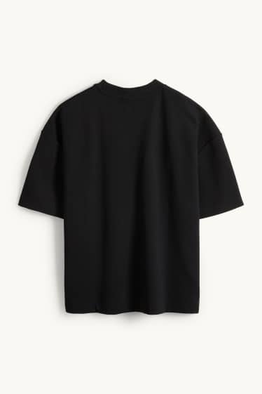Herren - T-Shirt - Oversized - schwarz