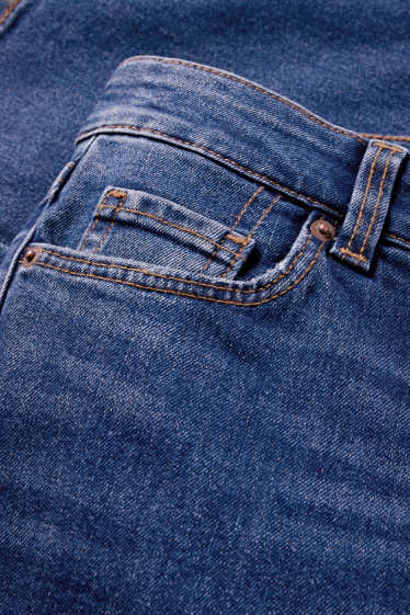 Dames - Bootcut jeans - low waist - jeansblauw