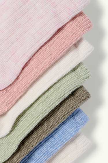 Baby Mädchen - Multipack 7er - Baby-Socken - gerippt - bunt