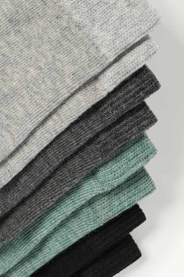 Hommes - Lot de 7 paires - socquettes - gris