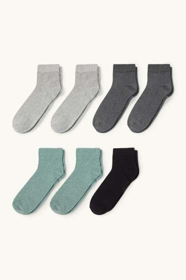 Hommes - Lot de 7 paires - socquettes - gris