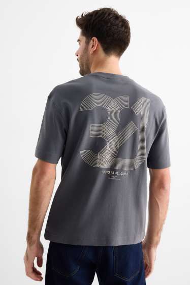 Herren - Funktions-Shirt - Relaxed Fit - dunkelgrau