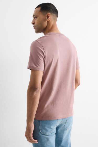 Hommes - T-shirt - regular fit - violet clair