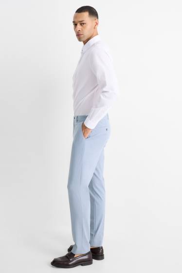 Men - Mix-and-match trousers - slim fit - Flex - light blue