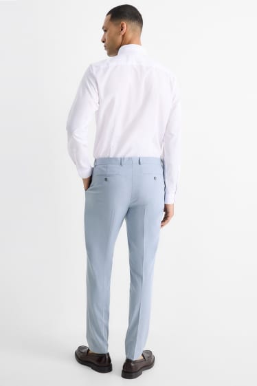 Men - Mix-and-match trousers - slim fit - Flex - light blue