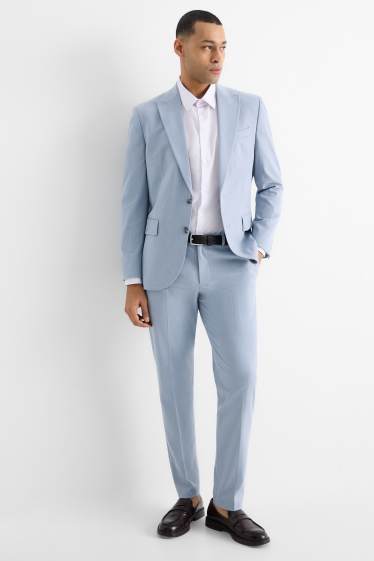 Men - Mix-and-match trousers - slim fit - Flex - light blue