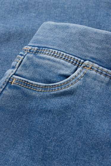 Copii - Fete - Wide leg jeggings - denim-albastru