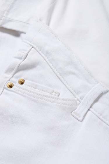 Femei - Jeans gravide - straight jeans - alb