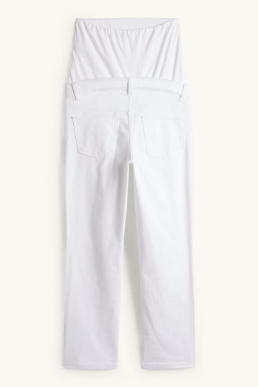 Femei - Jeans gravide - straight jeans - alb
