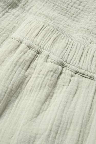 Femmes - Pantalon de grossesse - coupe relax - vert clair