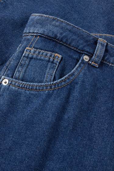 Donna - Jeans a gamba larga - vita bassa - jeans blu