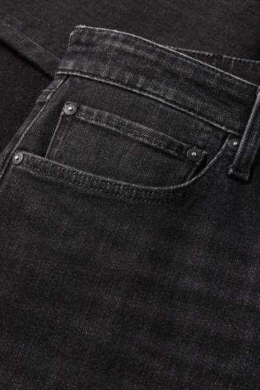 Bărbați - Slim tapered jeans - denim-gri închis