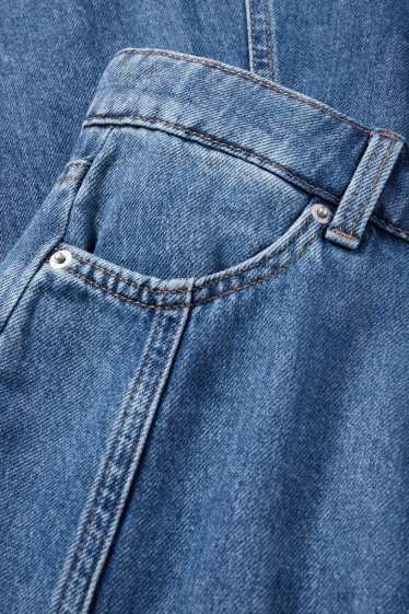 Femei - Fustă de blugi - denim-albastru