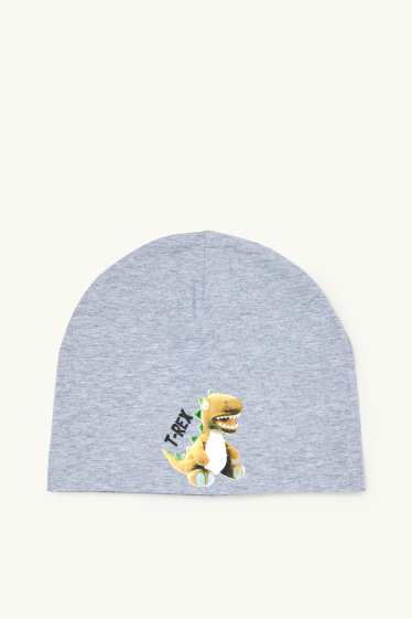 Nen - Dinosaures - gorro - gris
