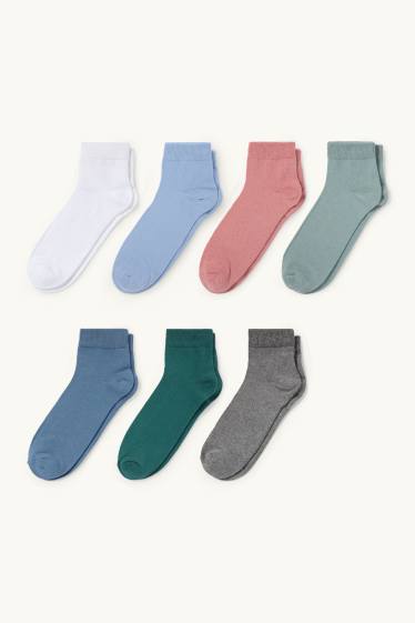 Bărbați - Multipack 7 perechi - șosete scurte - multicolor