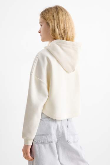 Enfants filles - Arizona - ensemble - sweat à capuche et top - 2 pièces - blanc crème