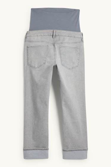 Damen - Umstandsjeans - Straight Jeans - helljeansgrau