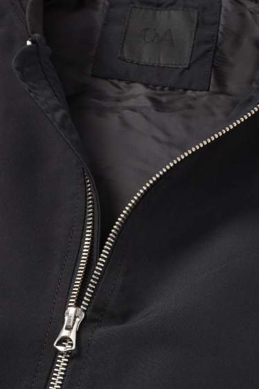 Bărbați - Jachetă de aviator - negru