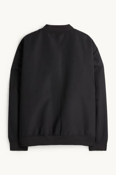 Bărbați - Jachetă de aviator - negru