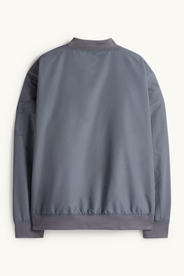 Bărbați - Jachetă de aviator - gri închis