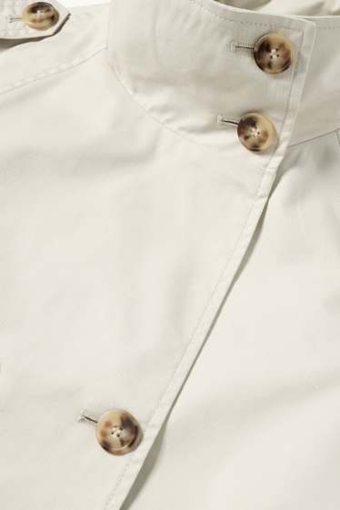 Femmes - Trench court - beige clair