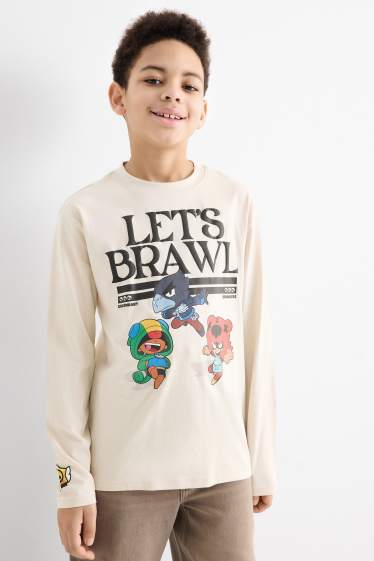 Children Boys - Multipack of 2 - Brawl Stars - long sleeve top - black / beige