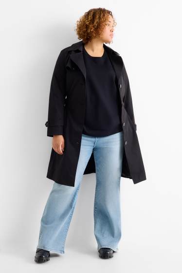 Donna - Jeans svasati - vita alta - LYCRA® - jeans azzurro