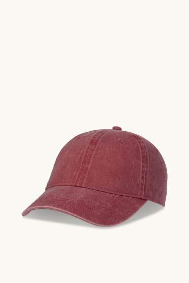 Uomo - Cappellino - bordeaux