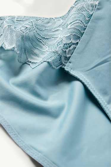 Dames - Slip - donkerturquoise