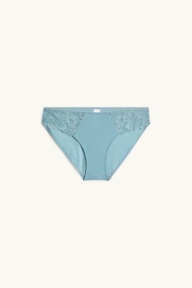 Dames - Slip - donkerturquoise